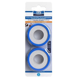 Lot de 2 rubans d'étanchéité en PTFE GEB 12m x 12mm pour l'étanchéité des raccords filetés