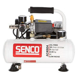 Lot finition SENCO: Cloueur Finishpro18BL G18 + compresseur AC4504 + tuyau spiralé - Senco-B5