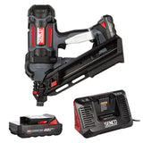 Lot SENCO: Cloueur Fusion F-35XP + 2 batteries 4aH + 4 packs de clous 70mm acier clair - Senco-B4