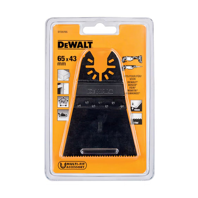 Lame bi-métal pour multi-cutter DEWALT