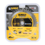 Lame de scie circulaire plongeante Ø165x20mm 42 dents DEWALT DT99561-QZ Carbure XR Runtime