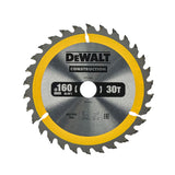 Lame de scie circulaire portative DEWALT Carbure Construction