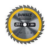 Lame de scie circulaire portative DEWALT Carbure Construction