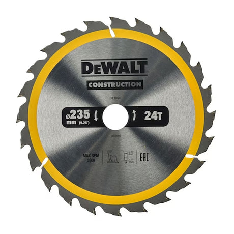 Lame de scie circulaire portative DEWALT Carbure Construction