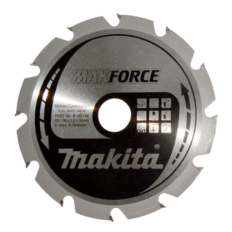 Lames carbure "MakForce", pour bois, pour scies circulaires MAKITA