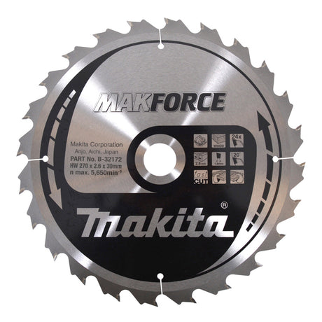 Lames carbure "MakForce", pour bois, pour scies circulaires MAKITA