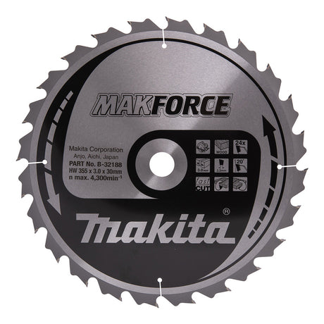 Lames carbure "MakForce", pour bois, pour scies circulaires MAKITA