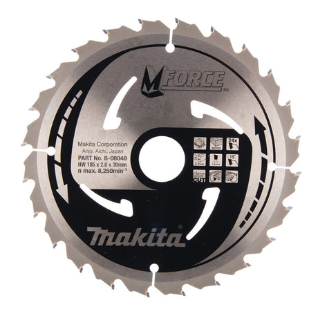 Lames carbure "Mforce", pour bois, pour scies circulaires MAKITA