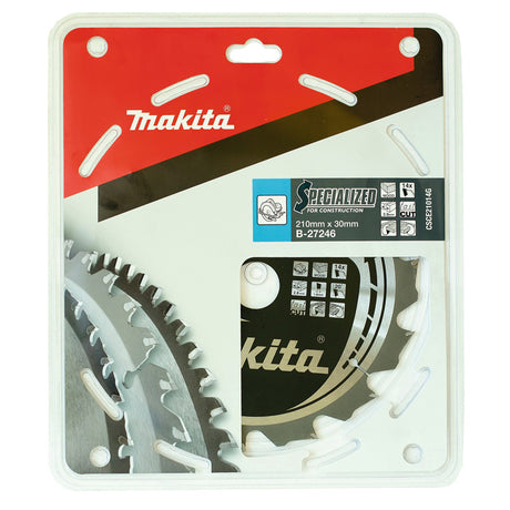 Lames carbure "Specialized" construction (FERMACELL ®), pour scies circulaires MAKITA