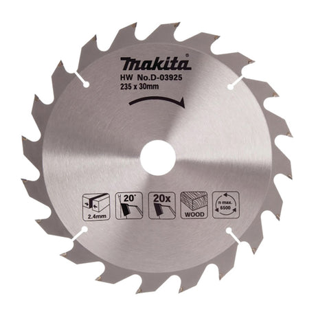 Lames carbure bois standard, pour scies circulaires MAKITA