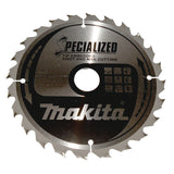 Lames carbure "Specialized" pour bois avec clous, pour scies circulaires MAKITA