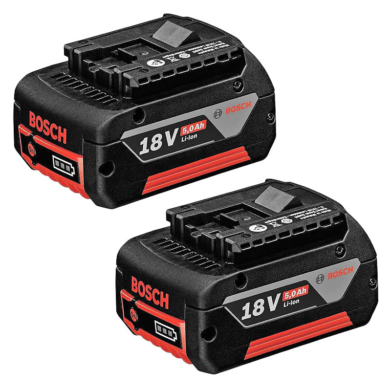 Lot de 2 batteries 5Ah 18V BOSCH Professional 1600A002U5