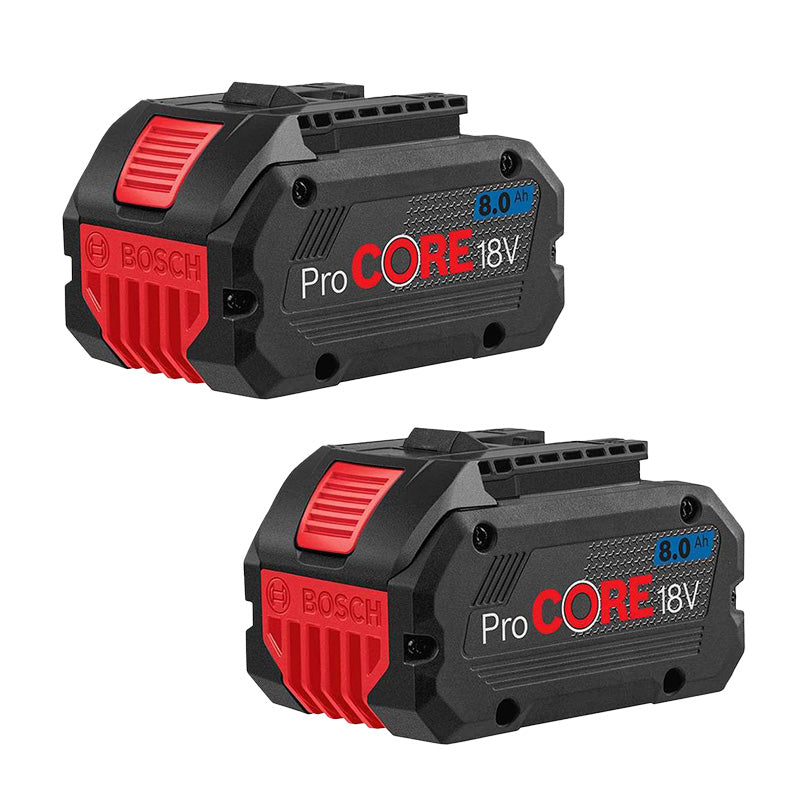 Lot de 2 batteries ProCore 8Ah 18V Bosch Professional 1600A016GK