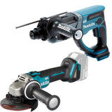 Lot de 2 machines MAKITA DHR202Z et DG504Z avec pack énergie 1914J6-4