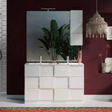 Meuble salle de bain sur pieds ARREDOBAGNO CAMPANELLI 3 tiroirs + double vasque 120cm
