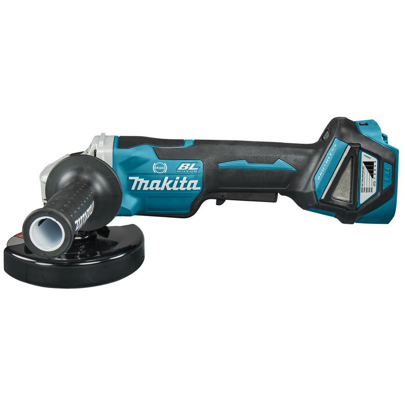 Meuleuse Ø125 mm 18V Brushless MAKITA DGA517Z Variateur et bouton homme mort avec Makpak