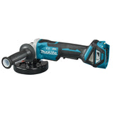 Meuleuse Ø125 mm 18V Brushless MAKITA DGA517Z Variateur et bouton homme mort avec Makpak