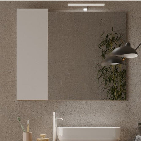 Miroir Led ARREDOBAGNO CAMPANELLI avec colonne Integrée 1 Porte H30cm L92cm