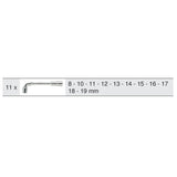 Module de clés à pipe débouchées - 6 pans, 11 pièces  - KS TOOLS - 713.2011
