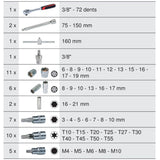 Module de douilles et accessoires ULTIMATE 3/8'', 47 pièces  - KS TOOLS - 713.1022