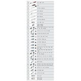 Module de douilles et accessoires 1/4'' - 3/8'' - 1/2'', 175 pièces  - KS TOOLS - 711.1011