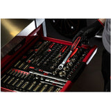Module de douilles et accessoires 1/4'' - 3/8'' - 1/2'', 175 pièces  - KS TOOLS - 711.1011