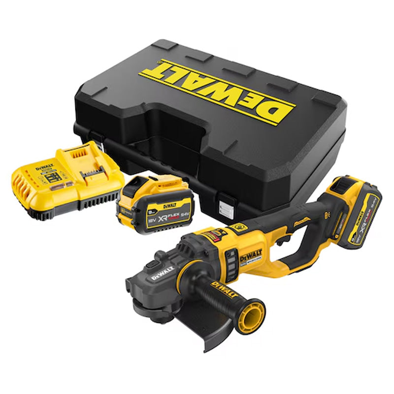 Meuleuse Ø230mm 54V DEWALT DCG460X2-QW Brushless avec coffret et 2 batteries 3,0 Ah