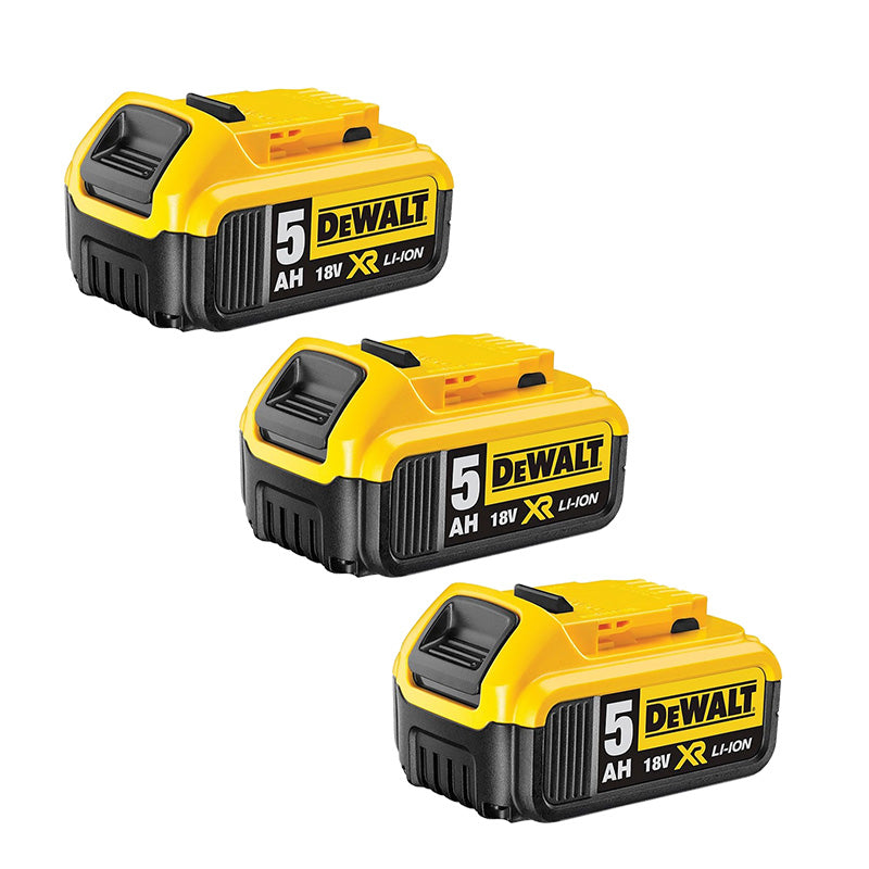 Pack 2 outils DEWALT DCKRT01GA Tronçonneuse + Taille-haie 18V + 3 batteries + chargeur