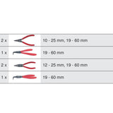 Module de 6 pinces à Circlips®  - KS TOOLS - 713.5006