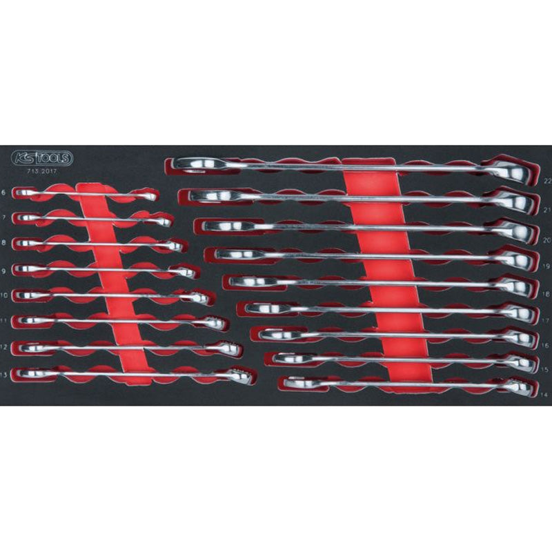 Module de clés mixtes ULTIMATE, 17 pièces  - KS TOOLS - 713.2017