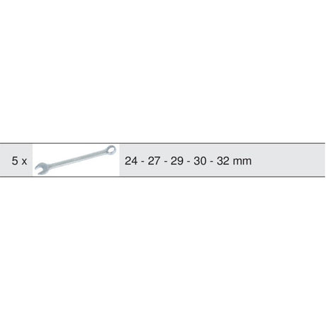 Module de clés mixtes ULTIMATE, 5 pièces  - KS TOOLS - 713.2015