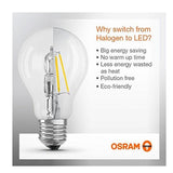 Osram Ampoule LED Filament, Globe, Culot E27, 6.5W, 220-240V, claire, Blanc Chaud 2700K