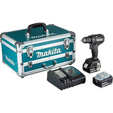 Perceuse visseuse  MAKITA 18 V Li-Ion DDF485TX2B, 5 Ah BL1850B Ø 13 mm (coffret alu + kit d'accessoires)