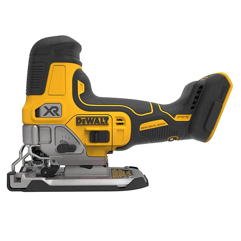 Pack 2 outils DEWALT XXX-QW : perceuse à percussion DCD791 et scie sauteuse DCS335 avec 2 batteries, chargeur et coffret