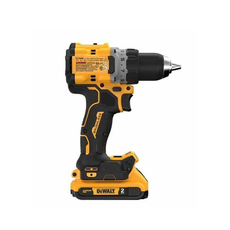 Pack 3 outils 18V DEWALT DCK355P2T-QW Brushless - Perceuse + perforateur + meuleuse + 2 batteries 5Ah Li-Ion + Coffret