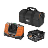 Pack Batterie AEG L1840SHD  18V 4.0Ah HD + Chargeur Rapide SET PRO18V