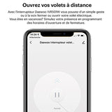Pack de 3 interrupteurs pour volet roulant WiFi connectés encastrables