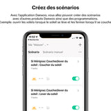 Pack de 3 interrupteurs pour volet roulant WiFi connectés encastrables