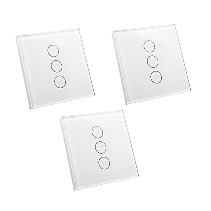 Pack de 3 interrupteurs pour volet roulant WiFi connectés encastrables