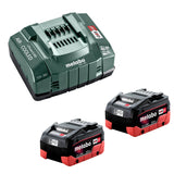 Pack Energie 18V METABO + chargeur ultrarapide rapide 2 x 5,5 Ah LiHD, ASC 145, carton