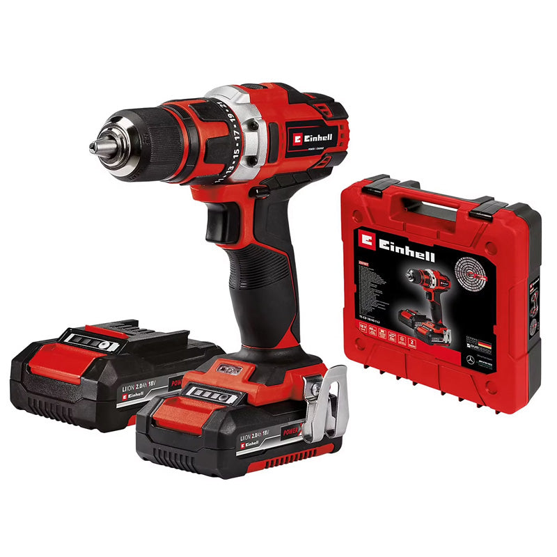 Perceuse-visseuse sans fil TE-CD Einhell 2 x 2Ah