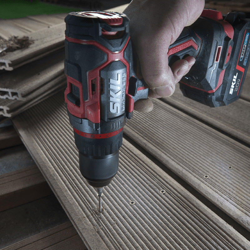 Perceuse visseuse Brushless 20V SKIL 2 x 2,Ah