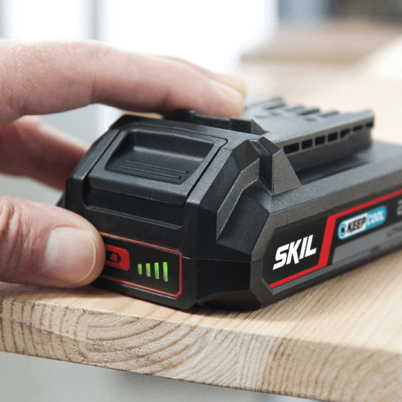 Perceuse visseuse Brushless 20V SKIL 2 x 2,Ah