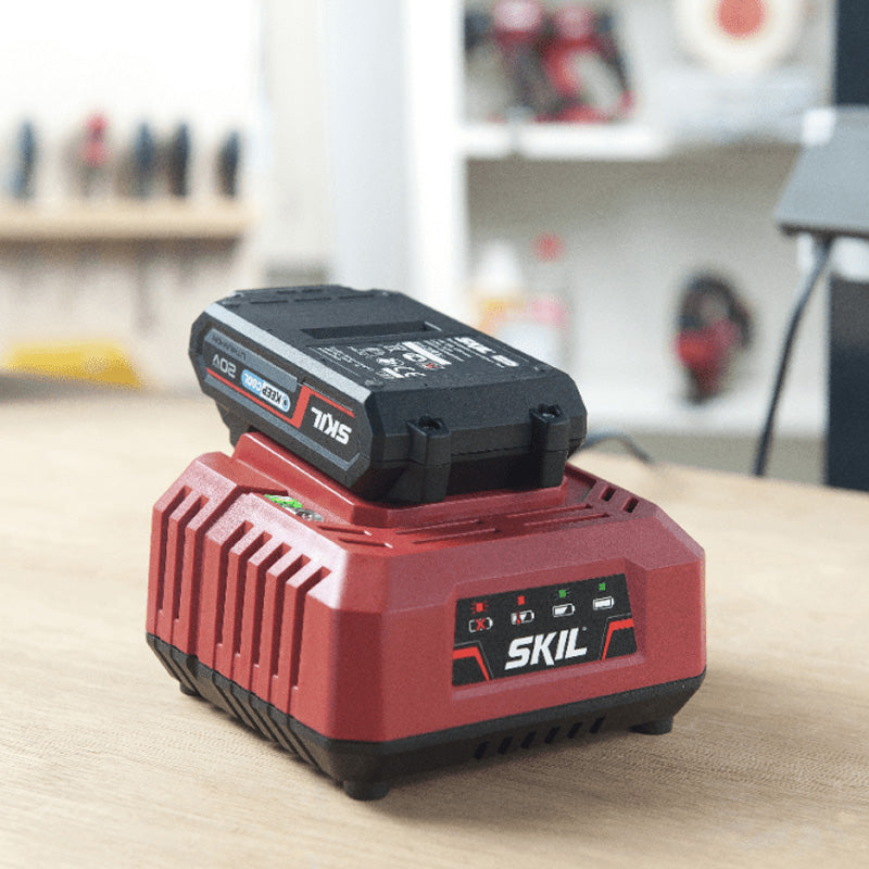 Perceuse visseuse Brushless 20V SKIL 2 x 2,Ah