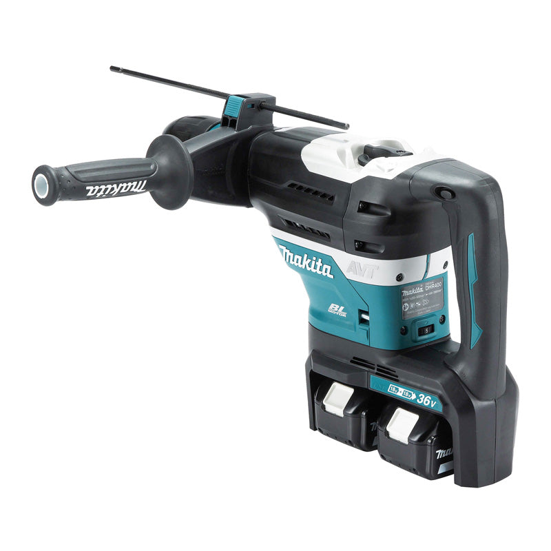 Perforateur SDS-Max LXT® MAKITA DHR400G2UN 36 V - 6 Ah - 40 mm - 8 Joules