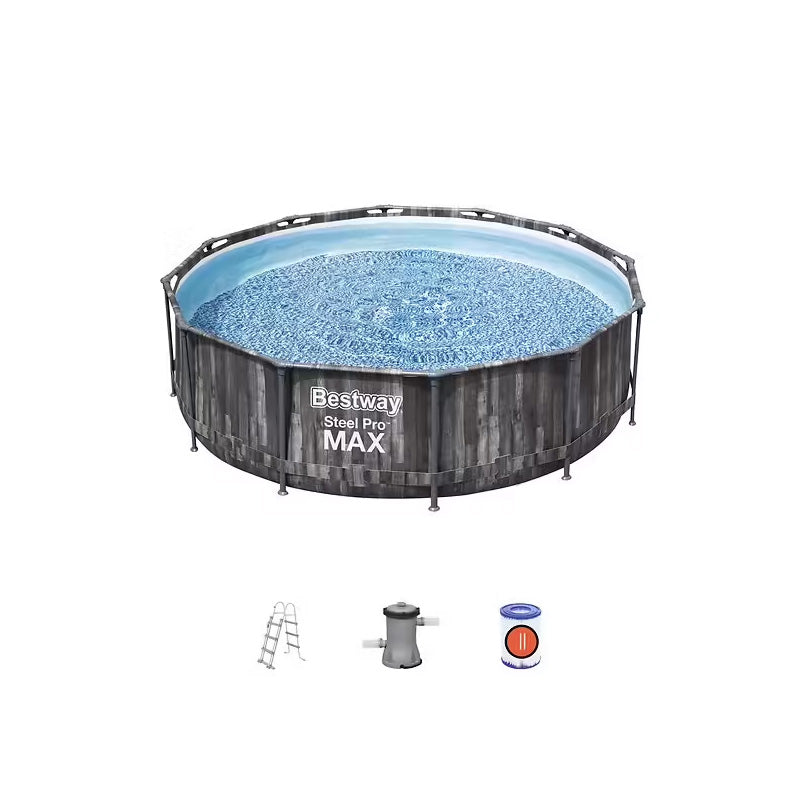Piscine tubulaire - Ronde - D366xH100cm BESTWAY
