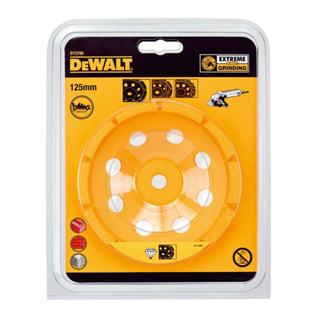 Plateau de surfaçage Ø125mm pour la pierre DEWALT DT3795-QZ M14 simple