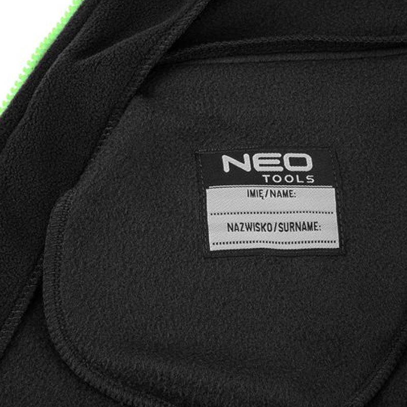 Polaire de travail noir NEOTOOLS - PREMIUM - 81-507 - renforts en Cordura