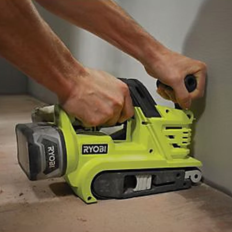 Ponceuse à bande RYOBI R18BS-0 18V 250m/min (vendu sans batterie)