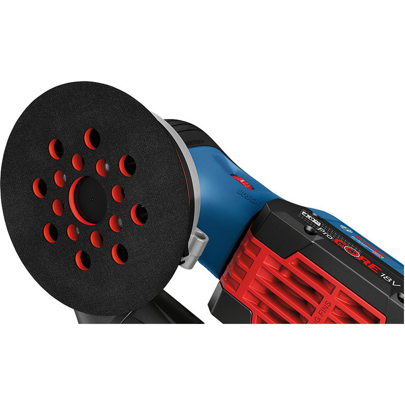 Ponceuse excentrique sans-fil BOSCH 0601372200 GEX 18V-125 dans L-boxx 136 avec disques (sans batteries, sans chargeur)